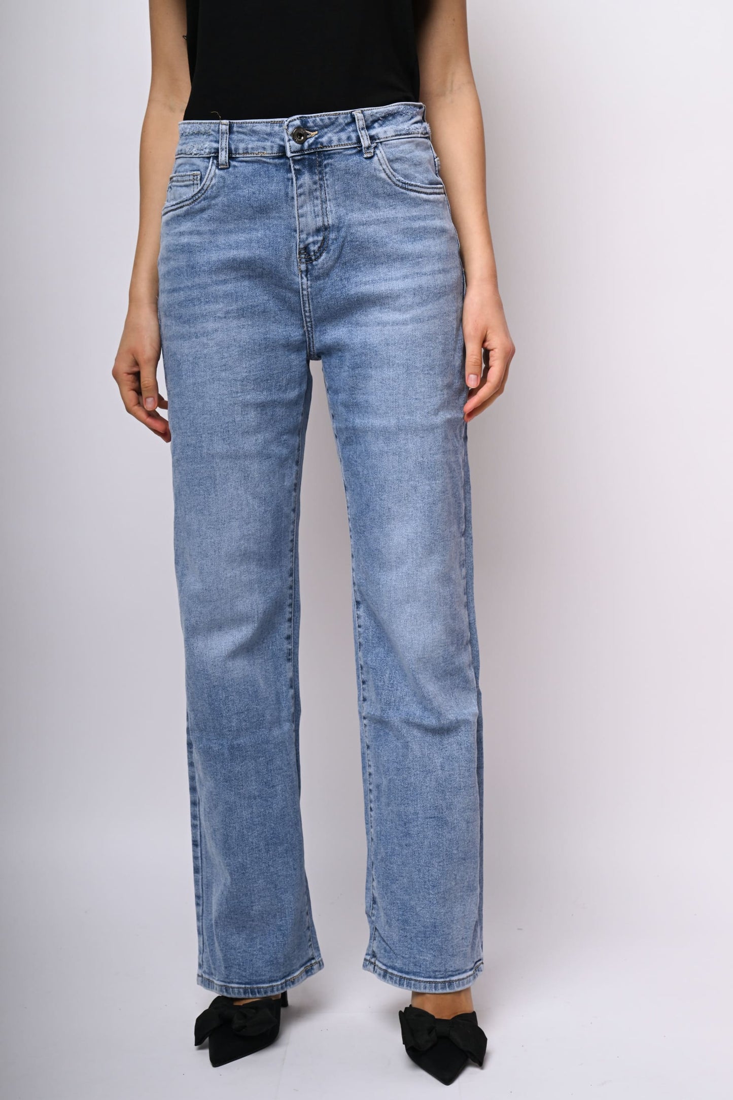 Jeans a gamba dritta